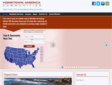 Tablet Screenshot of hometownamerica.com